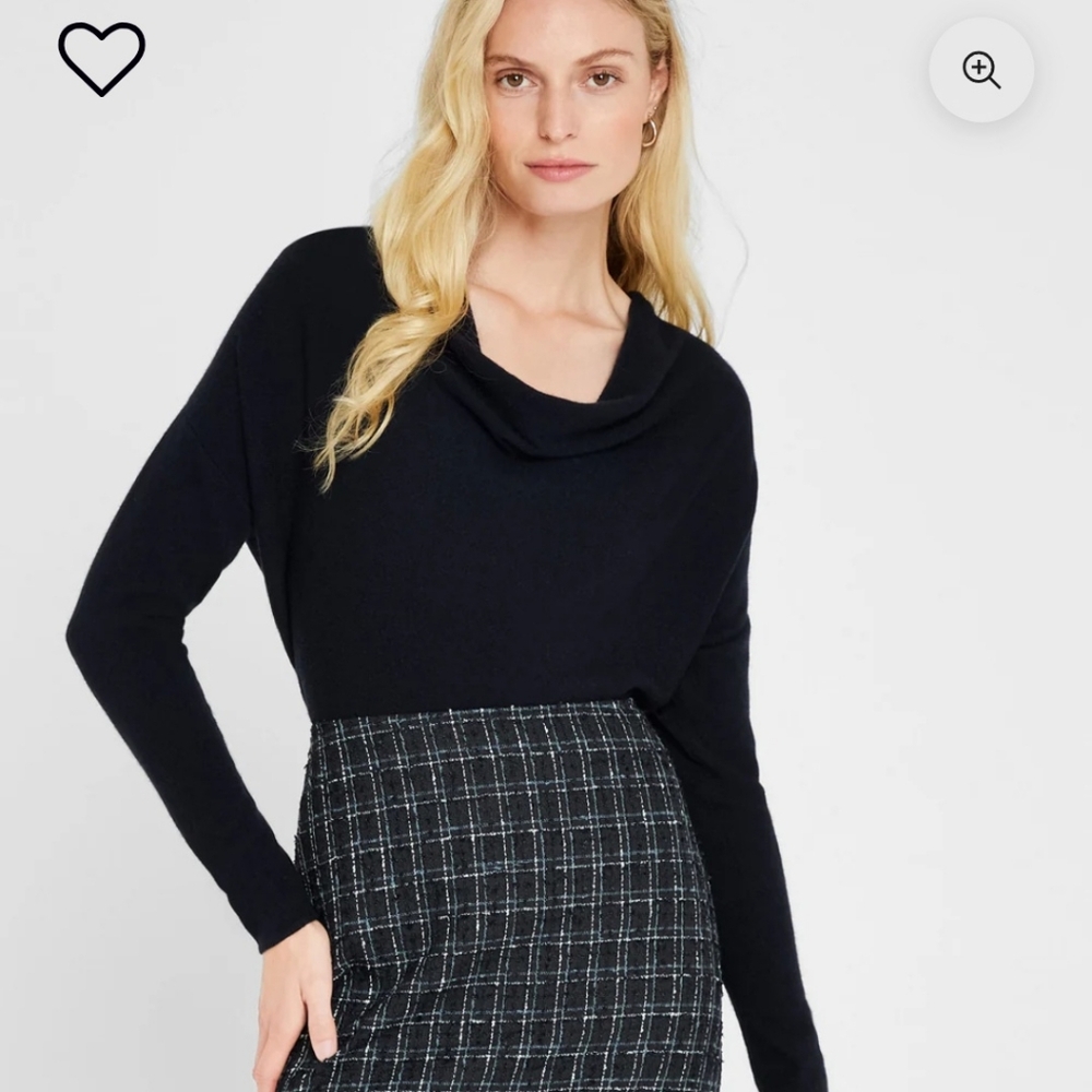 Club Monaco Cowl Neck Cashmere Sweater XXS